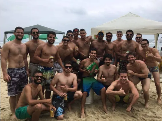 Moradores da República Santo Grau em 2017